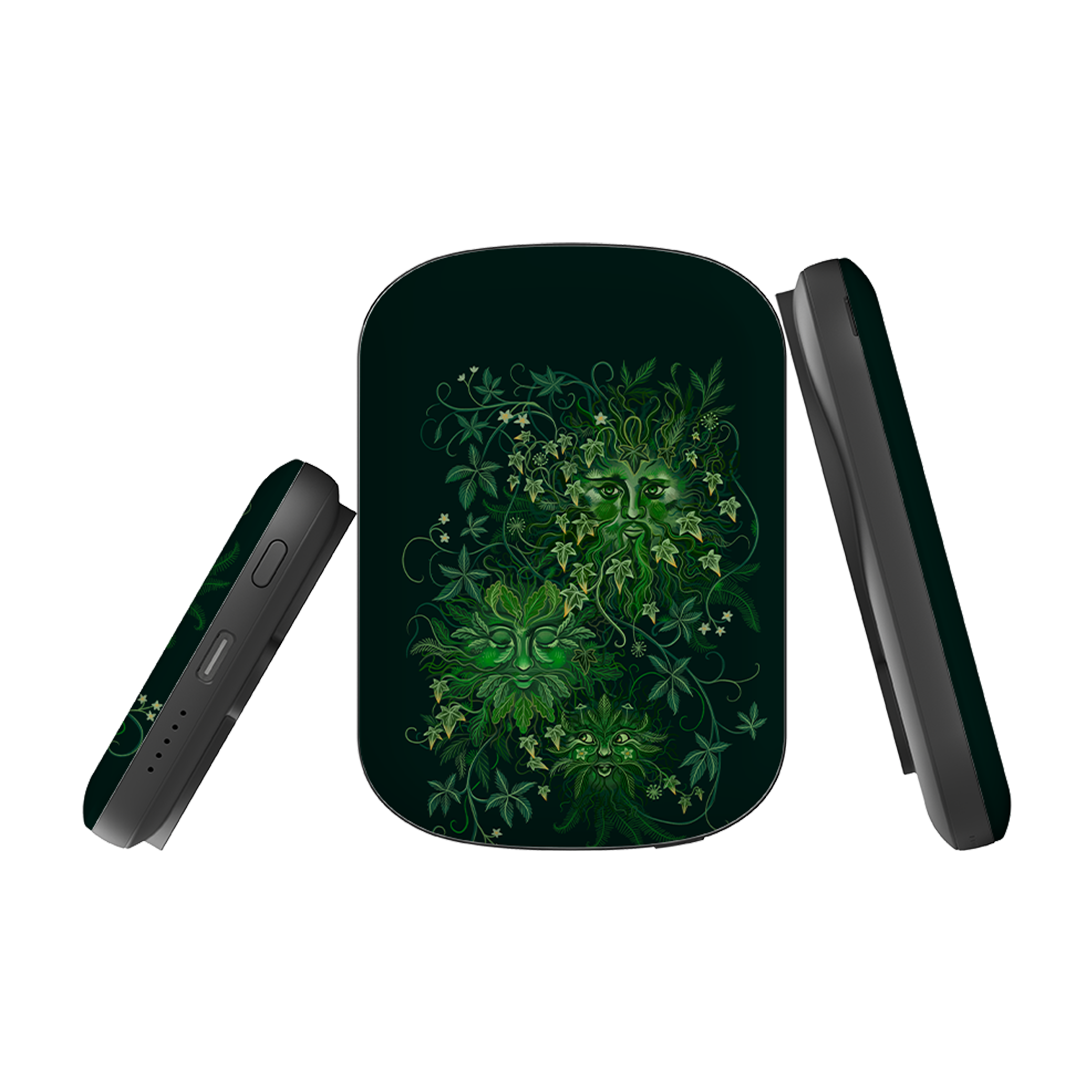 MagSafe Power Bank - Green Man By Anna Stead