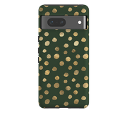 Google Tough Case - Green and Gold Dots