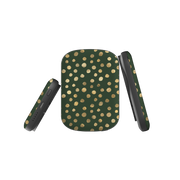 MagSafe Power Bank - Green and Gold Dots