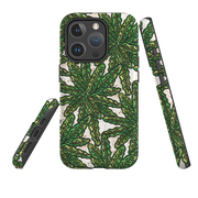 iPhone MagSafe Tough Case - Green Floral By Amelia Bowman