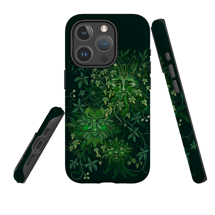 iPhone MagSafe Tough Case - Green Man By Anna Stead