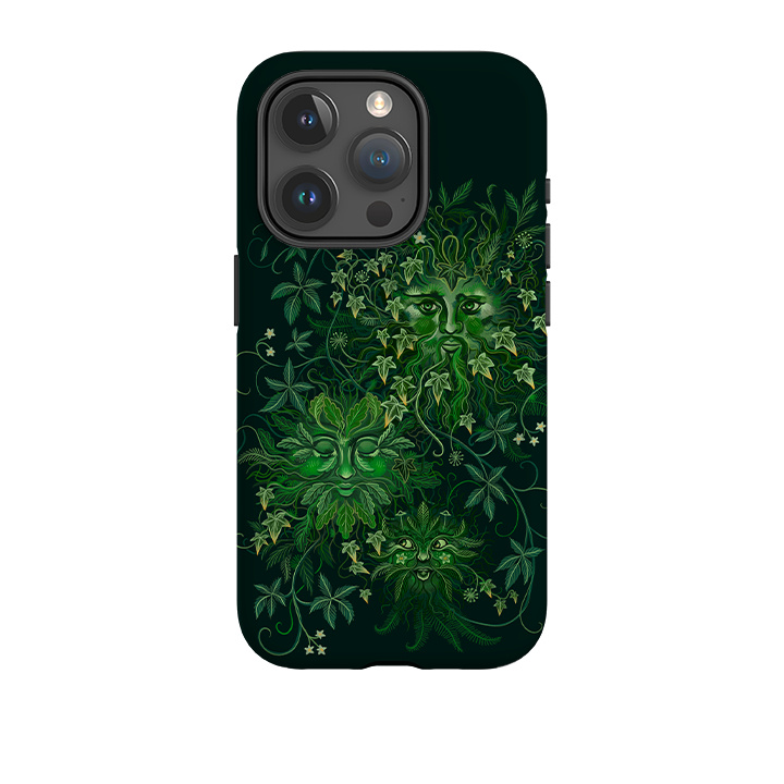 iPhone Tough Case - Green Man By Anna Stead