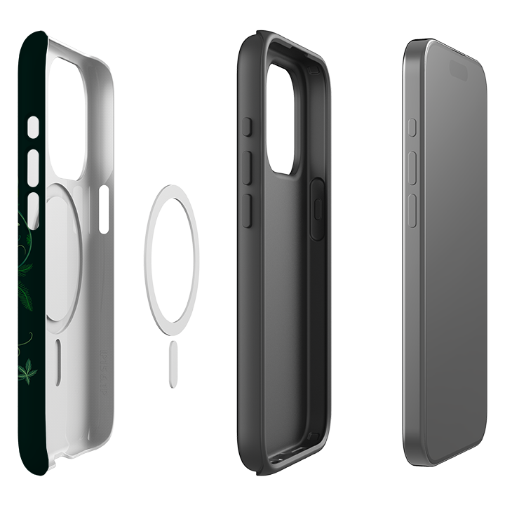 iPhone MagSafe Tough Case - Green Man By Anna Stead