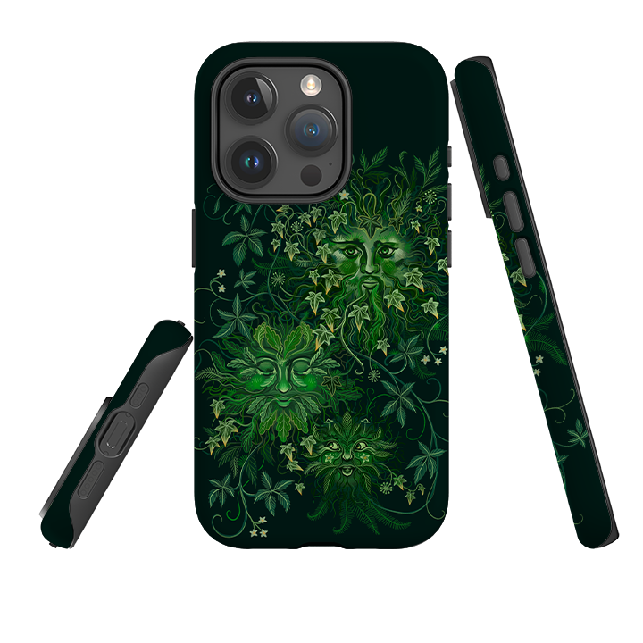 iPhone Tough Case - Green Man By Anna Stead