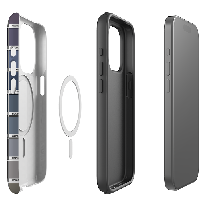 iPhone MagSafe Tough Case -  Grey Chromology By Kitty Joseph