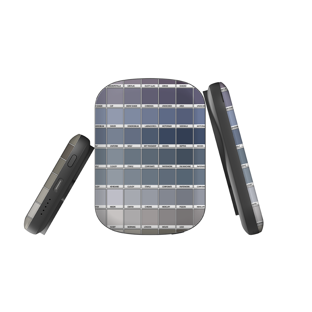 MagSafe Power Bank - Grey Chromology By Kitty Joseph