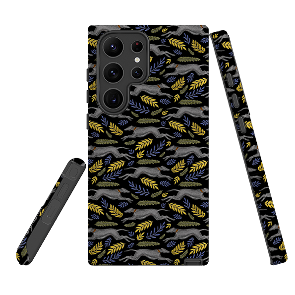 Samsung Tough Case - Greyhound Pattern By Catherine Rowe
