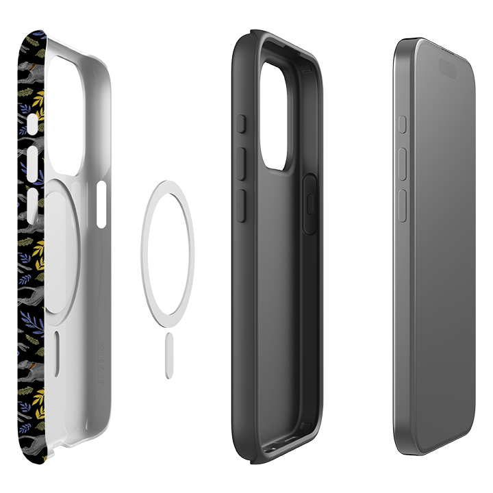 iPhone MagSafe Tough Case -  Greyhound Pattern By Catherine Rowe