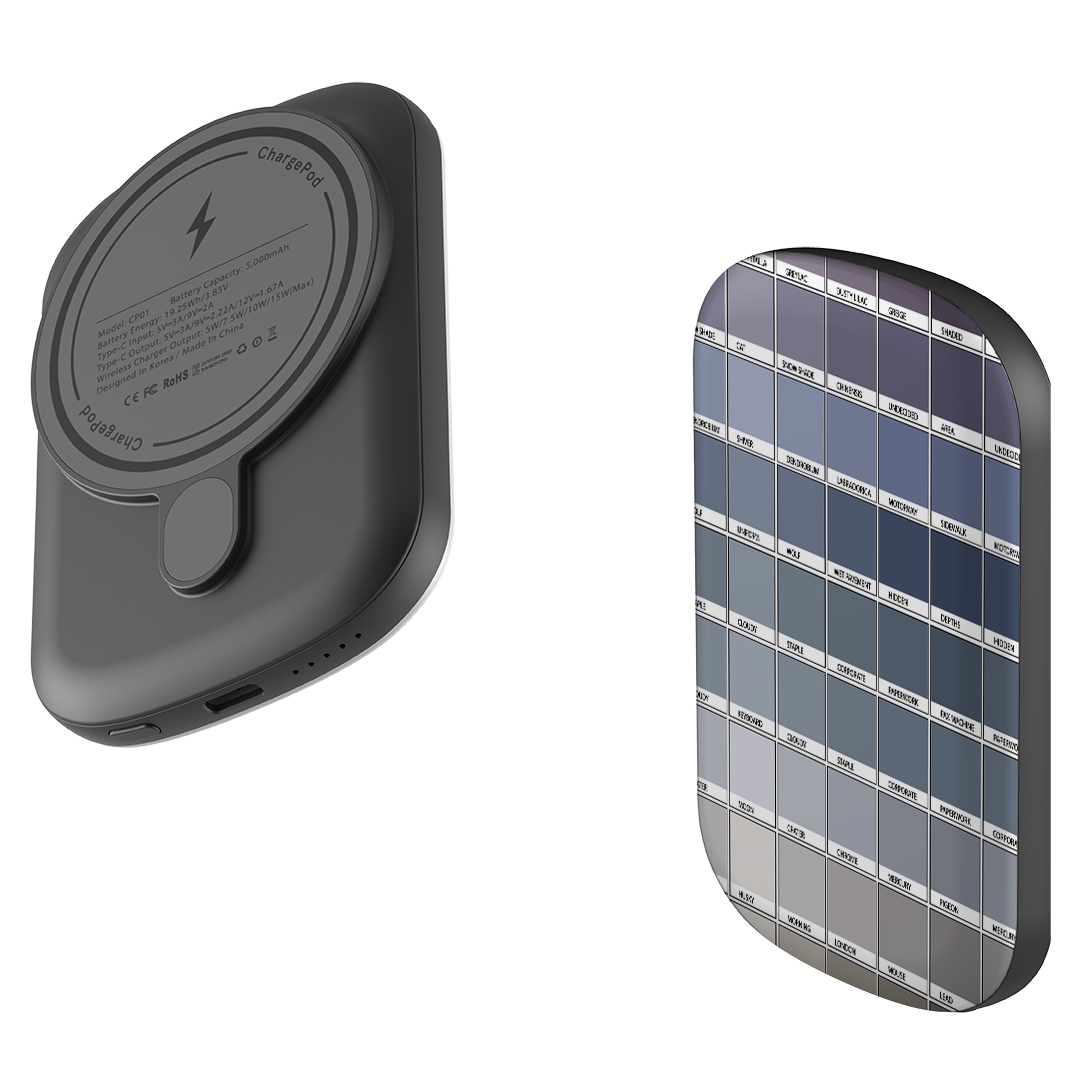MagSafe Power Bank - Grey Chromology By Kitty Joseph