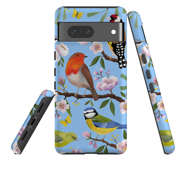 Google Tough Case -  Garden Birds By Bex Parkin
