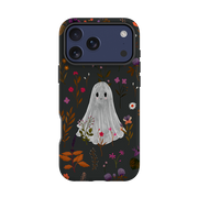 iPhone Tough Case - Ghost in the Garden - Charcoal By Katherine Quinn