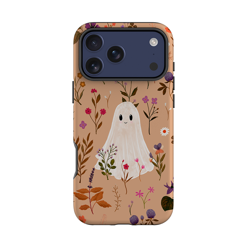 iPhone Tough Case - Ghost in the Garden - Cider Clay By Katherine Quinn