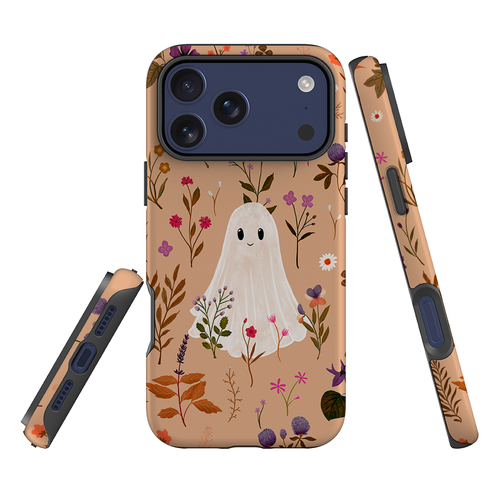 iPhone Tough Case - Ghost in the Garden - Cider Clay By Katherine Quinn