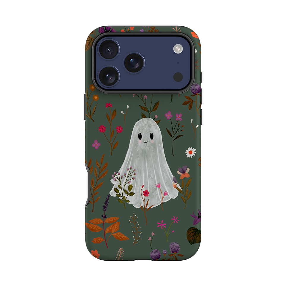 iPhone Tough Case - Ghost in the Garden - Pine By Katherine Quinn