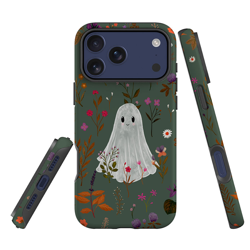 iPhone Tough Case - Ghost in the Garden - Pine By Katherine Quinn