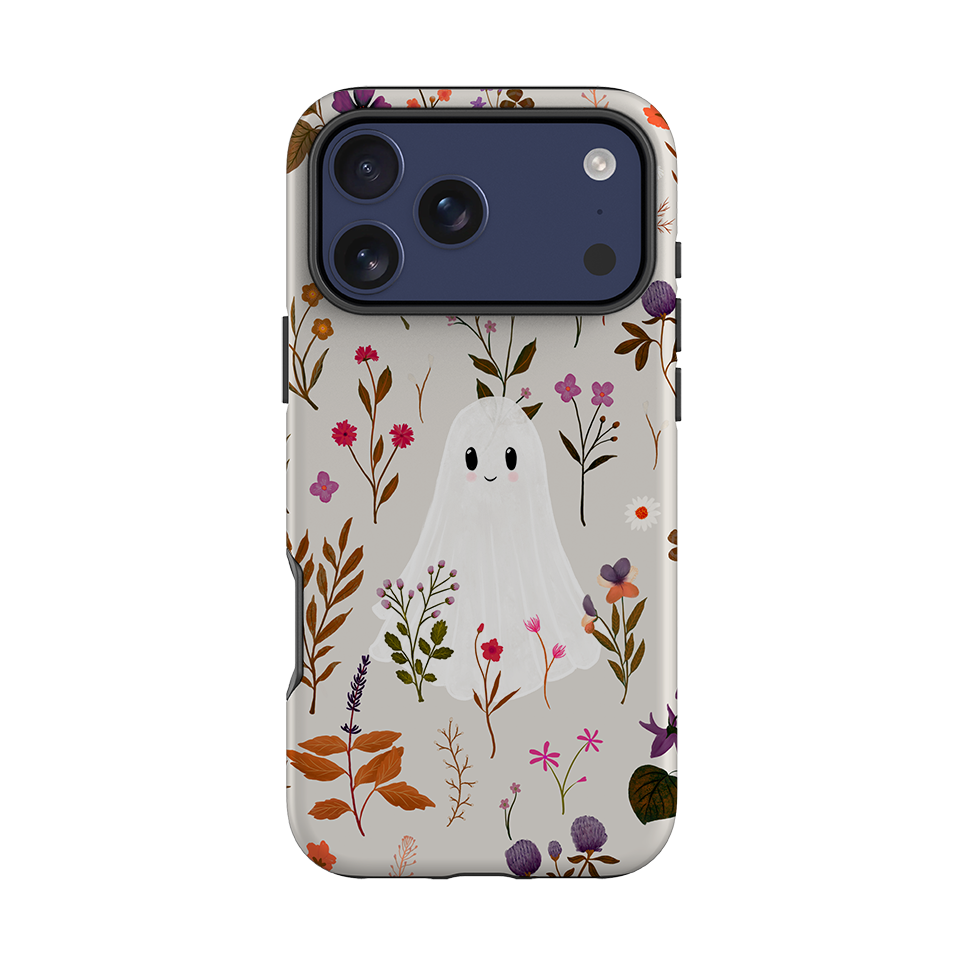iPhone Tough Case - Ghost in the Garden - Stone By Katherine Quinn