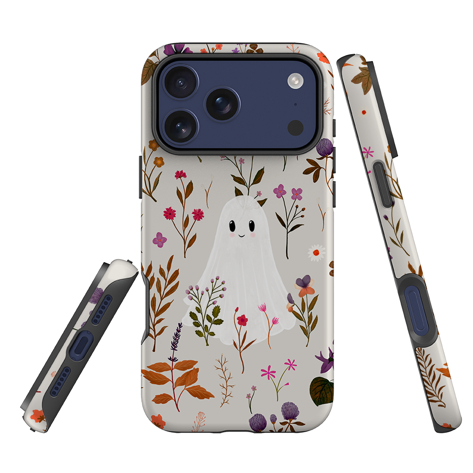 iPhone Tough Case - Ghost in the Garden - Stone By Katherine Quinn