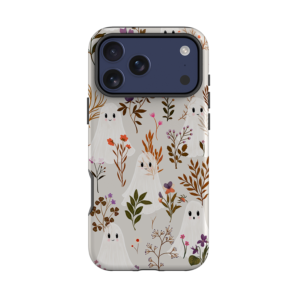 iPhone Tough Case - Ghost in the Garden - Stone Multi By Katherine Quinn