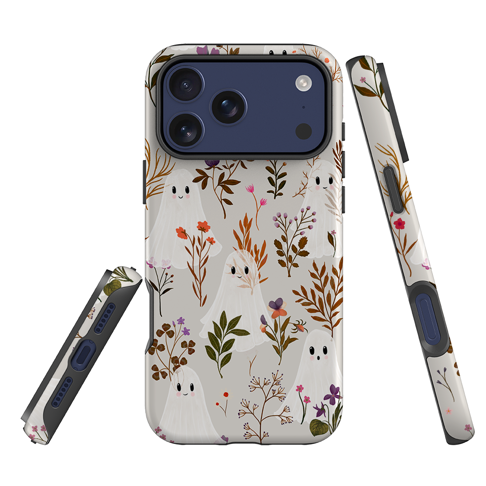 iPhone Tough Case - Ghost in the Garden - Stone Multi By Katherine Quinn