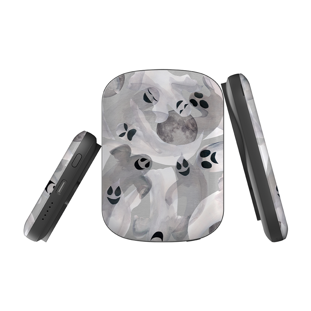 MagSafe Power Bank - Ghosts and Moons By Tracey English