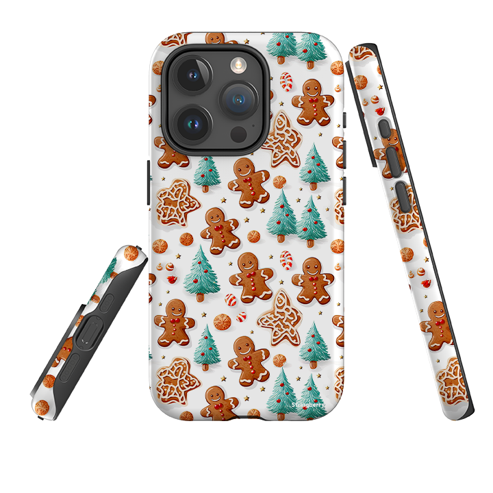 iPhone Tough Case - Ginger Bread Xmas