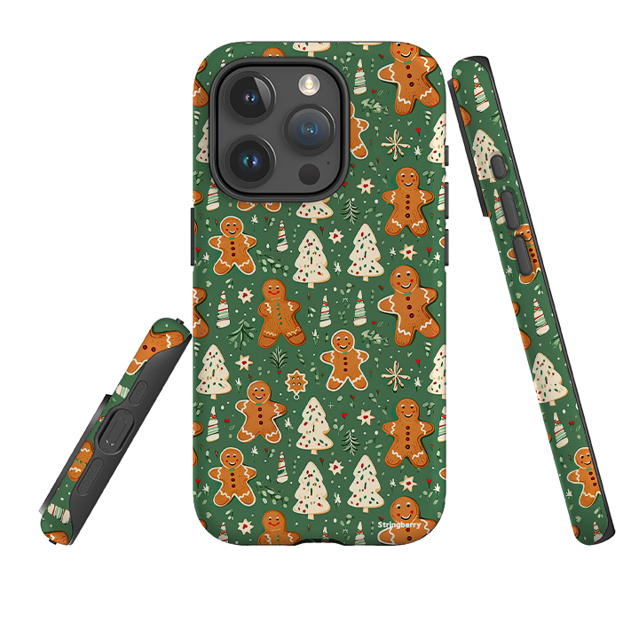 iPhone Tough Case - Ginger Bread Xmas II