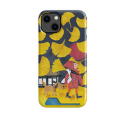 Ginko Leaves Case and Card Case By Tracey English