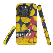 iPhone MagSafe Tough Case - Ginko Leaves By Tracey English