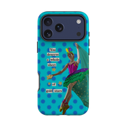 iPhone Tough Case - Gold Stars By Clare Jordan