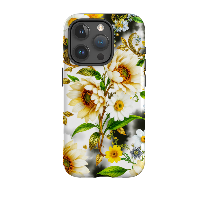 iPhone Case - Gold Flowers