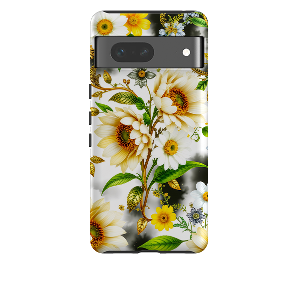 Google Tough Case - Gold Flowers