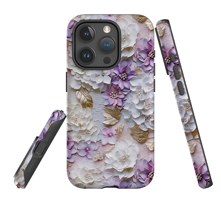 iPhone Tough Case -Gold & Mauve II