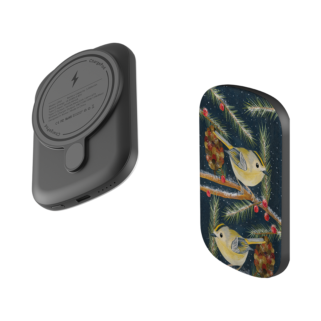MagSafe Power Bank - Goldcrest By Tracey English