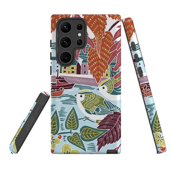 Samsung Tough  Case - Goldcrests Harbour By Kate heiss