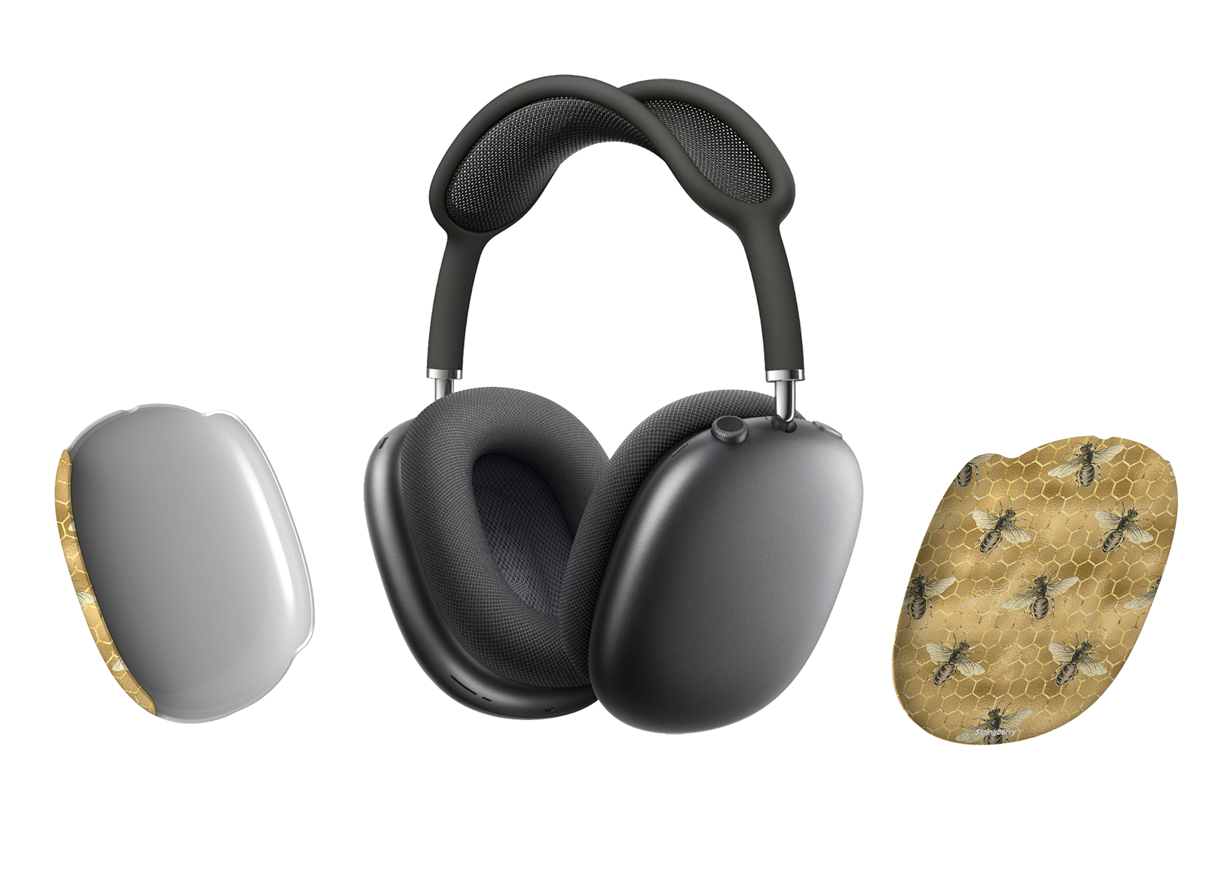 Golden Bees Airpod Max Case