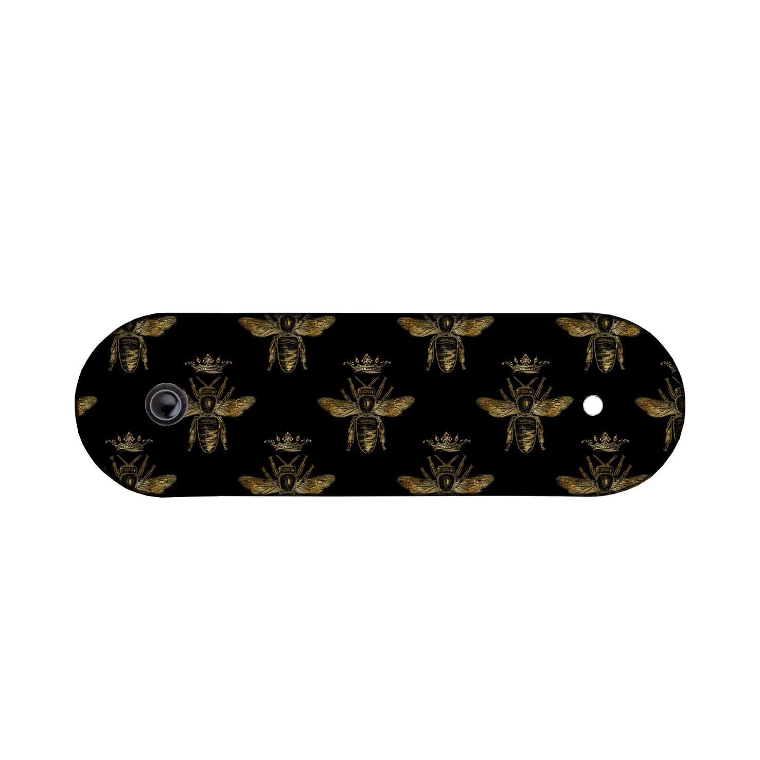 Golden Bees Black Universal Cable Wrap