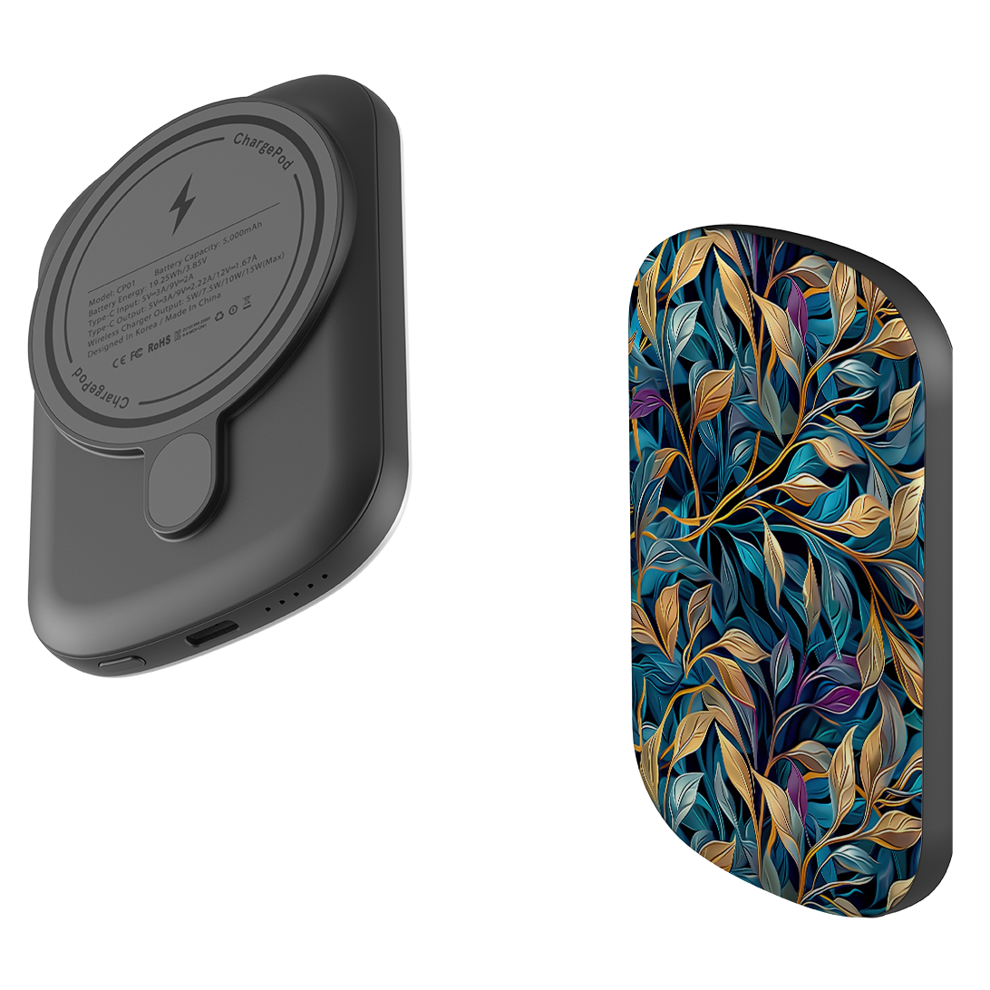 MagSafe Power Bank - Golden Leaves