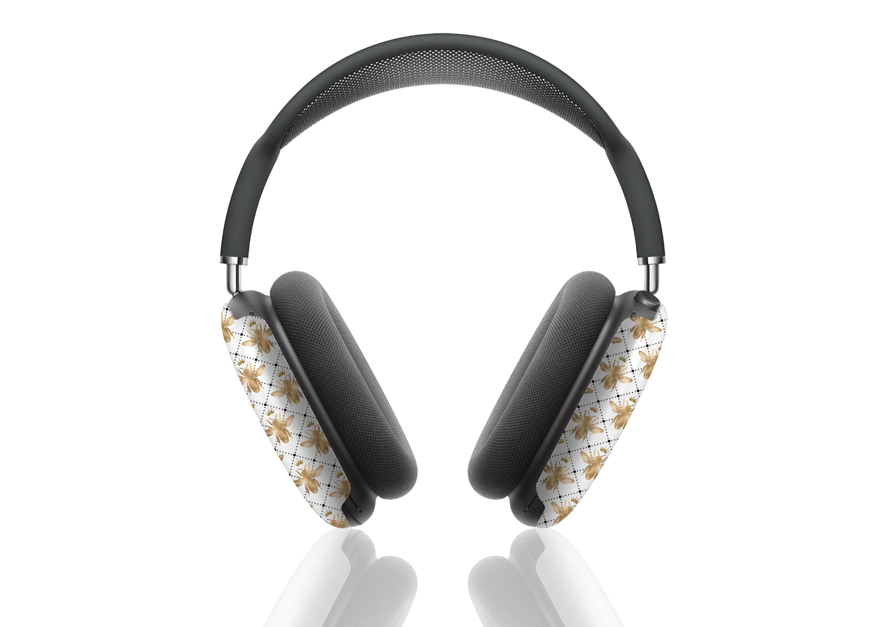 Golden White Bees Airpod Max Case