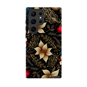 Samsung Tough Case -Golden Winter Floral