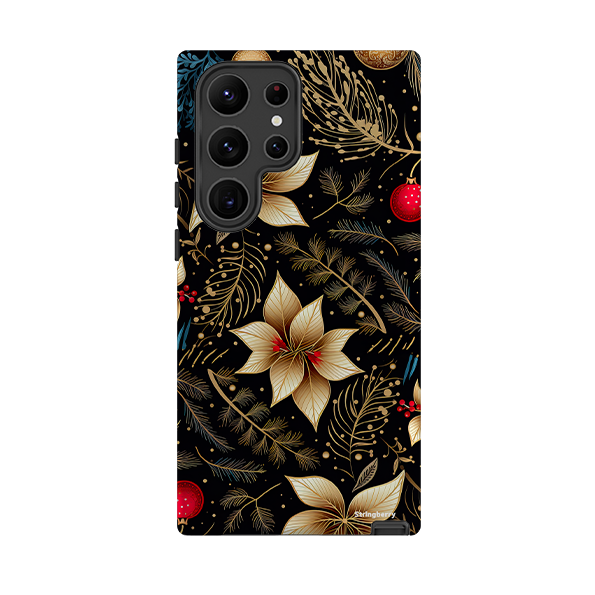 Samsung Tough Case -Golden Winter Floral