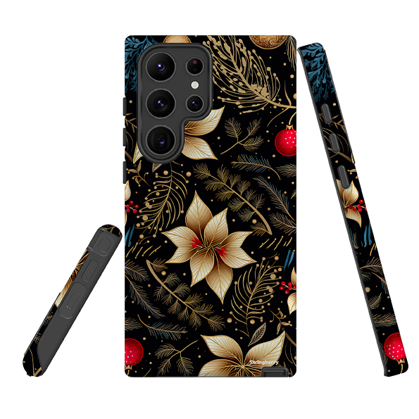 Samsung Tough Case -Golden Winter Floral