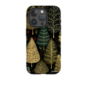 iPhone Tough Case - Golden Xmas Trees