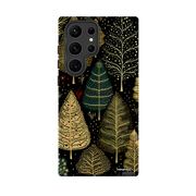 Samsung Tough Case -Golden Xmas Trees