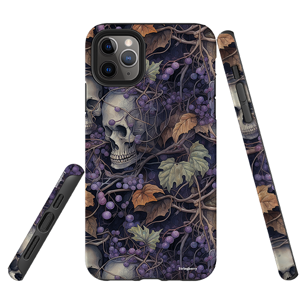 iPhone Tough Case - Grape Skull