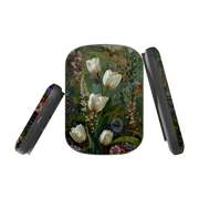MagSafe Power Bank - Green Vyne White Tulips
