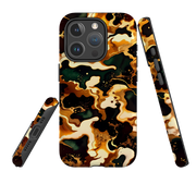 iPhone MagSafe Tough Case - Green Fire Marble
