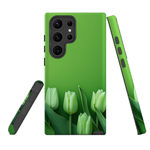 Samsung Tough Case - Green Floral