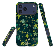 iPhone MagSafe Tough Case - Green Galaxy Star