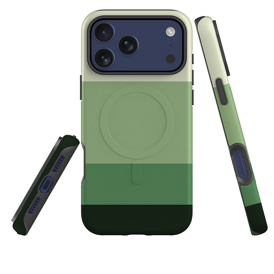 iPhone MagSafe Tough Case - Green Gradient