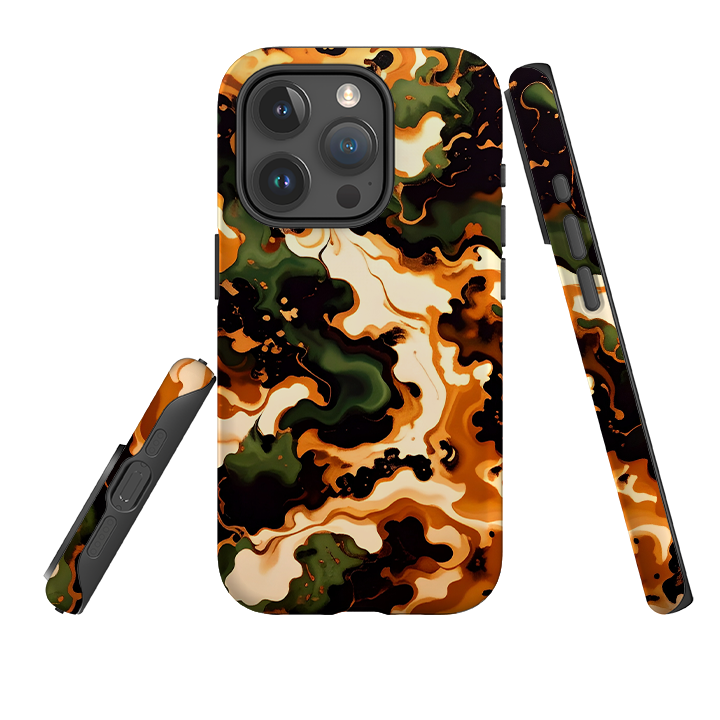 iPhone Tough Case - Green Marble